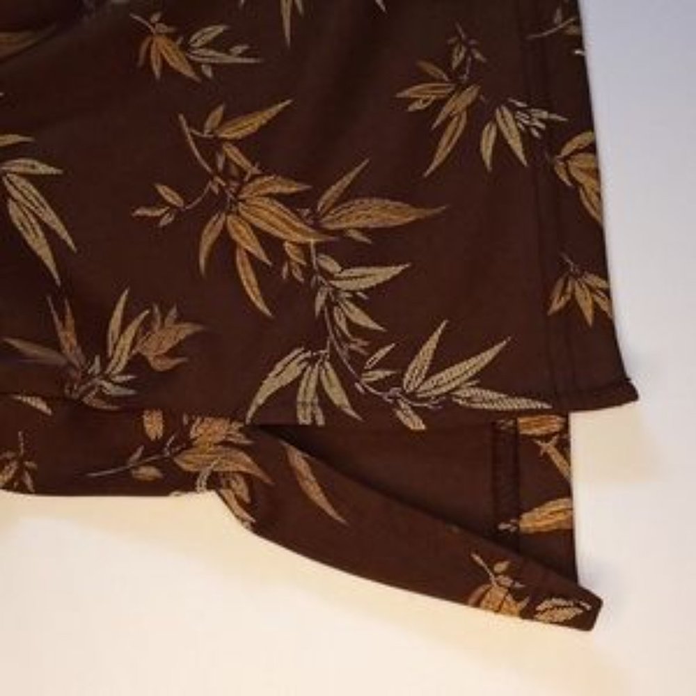Vintage Epix Women's Stretchy Pencil Skirt Set - Size (L) - Brown/Beige - Picture 6 of 7